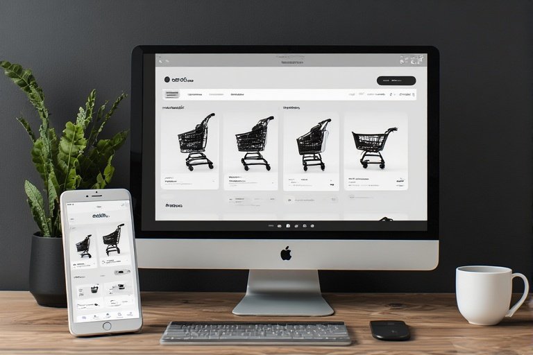 Capture d’écran d’un site e-commerce marocain au design moderne et optimisé pour mobile